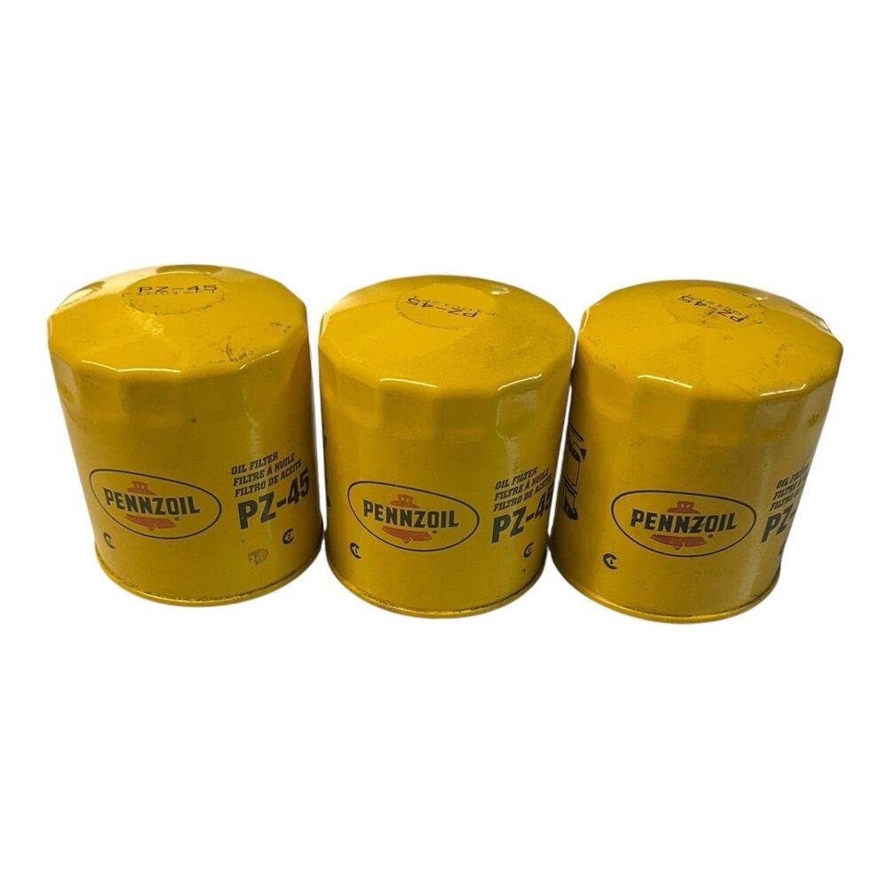 Pennzoil Screw-On Oil Filter PZ-45 Lot of 3 New